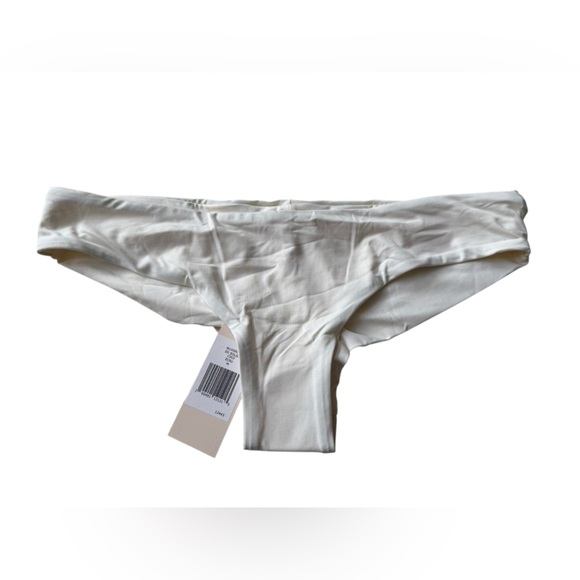 NWT Eberjey Women’s So Solid Coco Bikini Bottoms in Ecru in size M - Picture 3 of 7